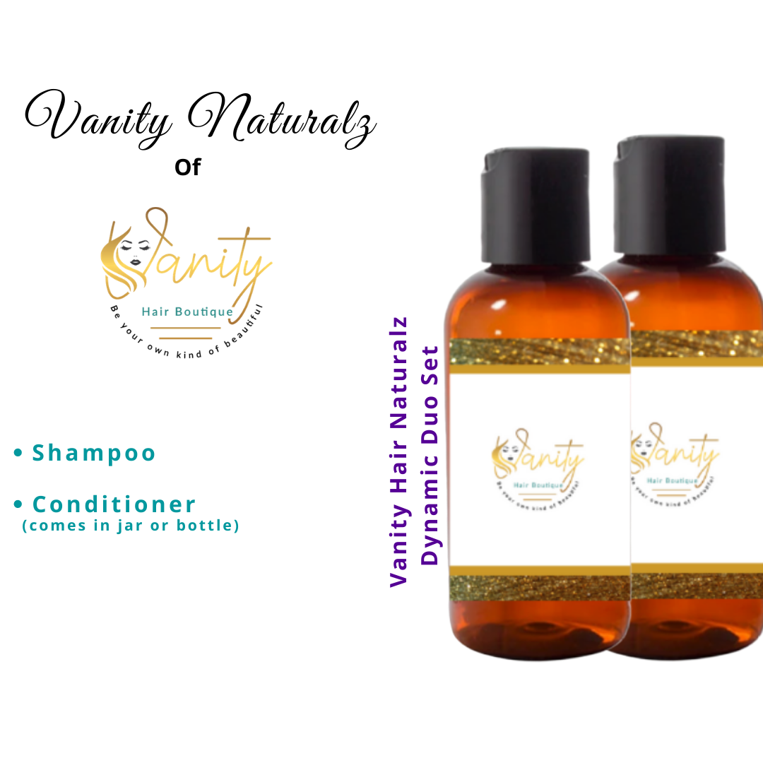 Vanity Hair Naturalz Wash Set (Shampoo & Conditioner)