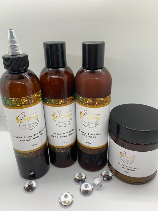 Vanity Hair Naturalz Booster Set (Shampoo, Conditioner, Smoothie, Oil)