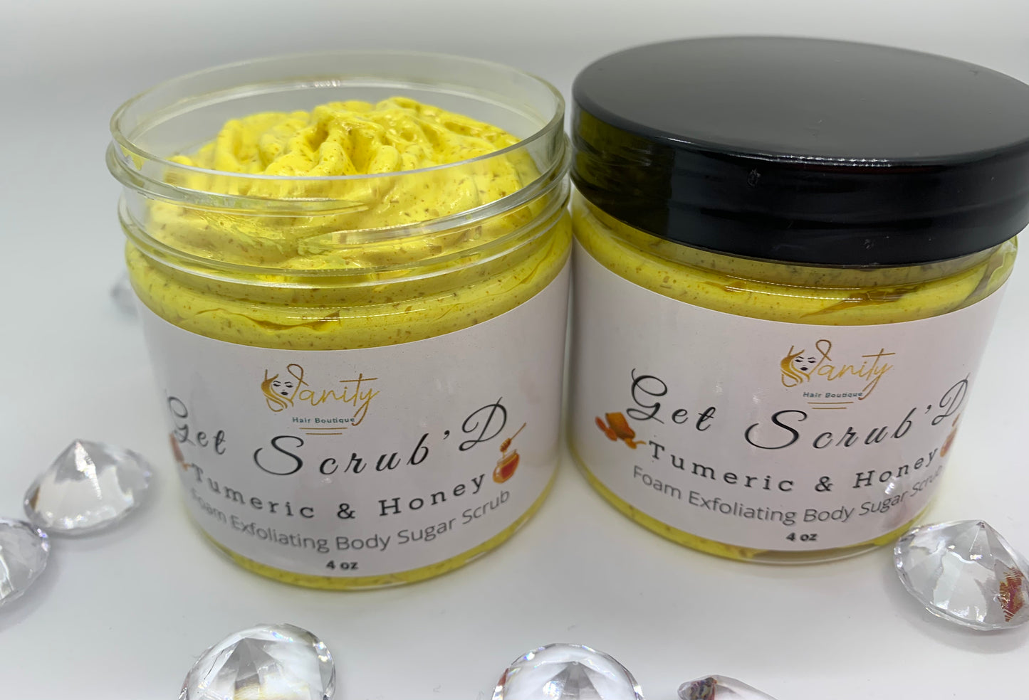 Tumeric & Honey Foam Exfoliating Body Sugar Scrub