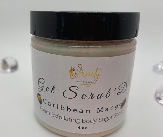 Caribbean Mango Foam Exfoliating Body Sugar Scrub