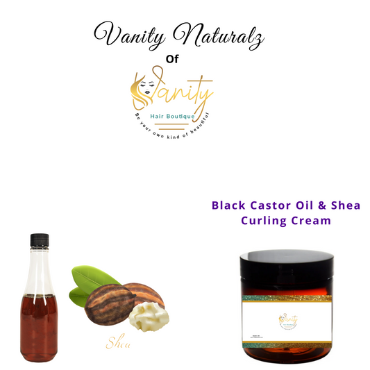 Black Castor Oil & Shea Curling Cream