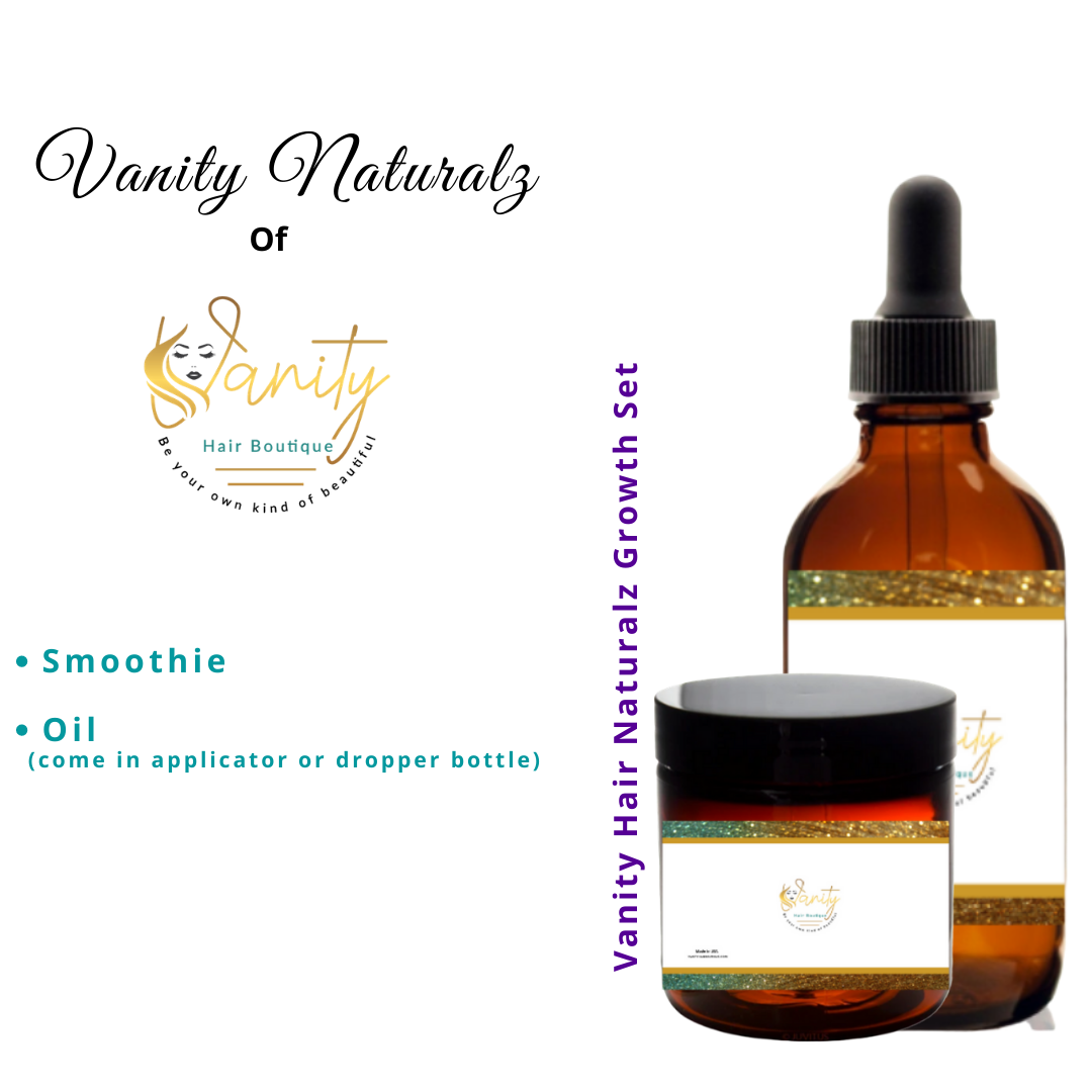 Vanity Hair Naturalz Dynamic Duo Set (Smoothie & Oil)